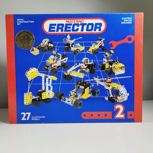 Boîte Meccano Erector N°2 (réf 030402 De 1991) - Cartonnage D'époque - Très Bon état