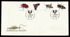 DR WHO 1991 AUSTRALIA FDC INSECT COMBO $1 R66850