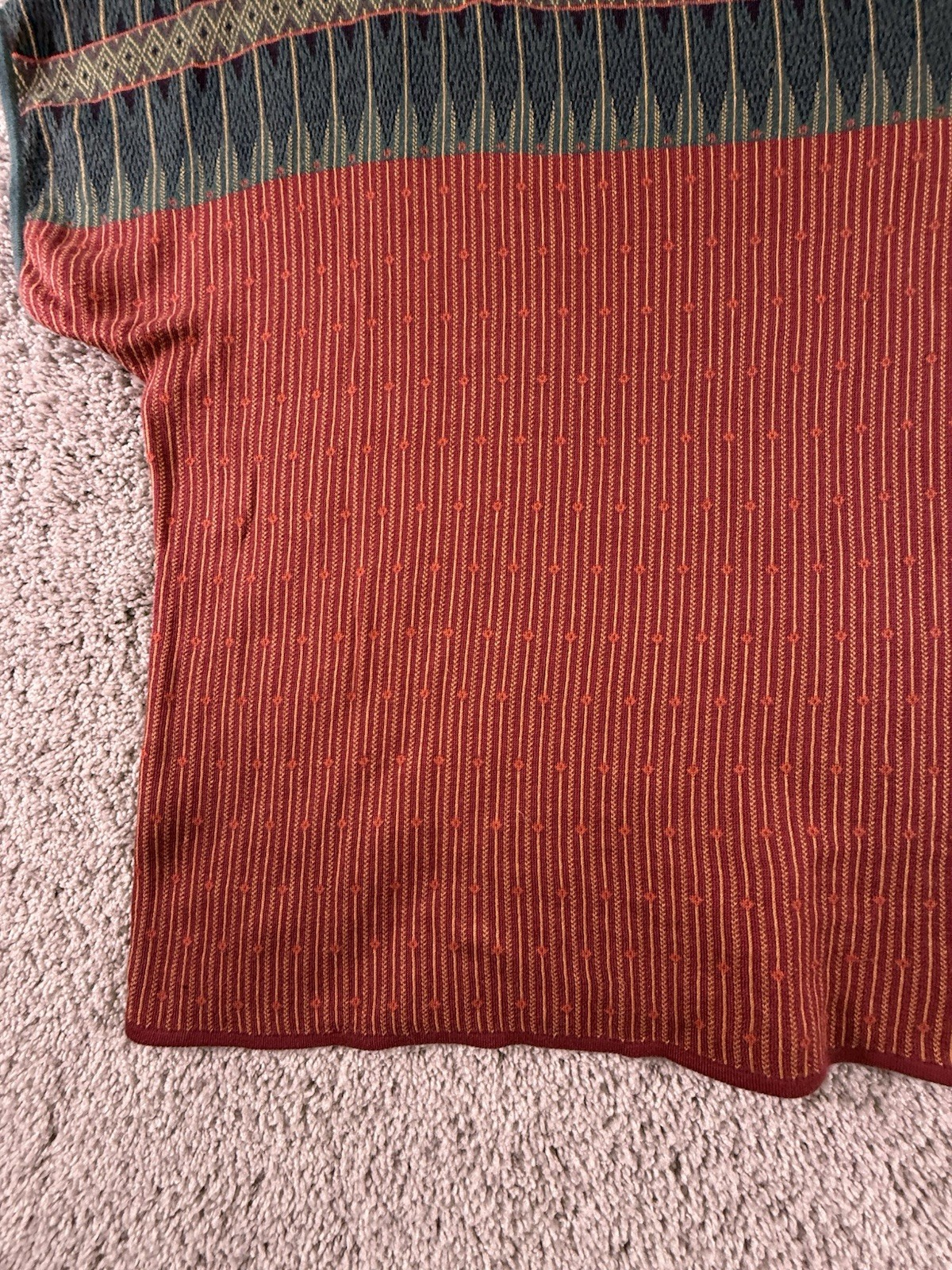 Peruvian Connection Sweater Size Large multicolor… - image 11