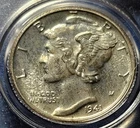 1941 Choice Proof Mercury Silver Dime Nice Coin!