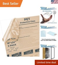 Crystal Clear Plastic Sheet Set 18x24 Inches - Perfect for Arts  Crafts