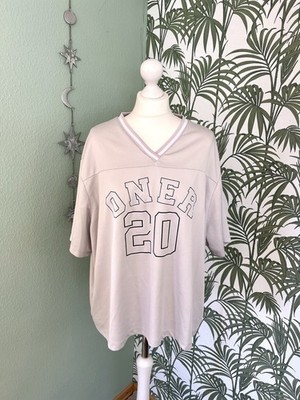 Oner Active College T-Shirt oversize beige varsity Jersey Team Capsule Gym Sport