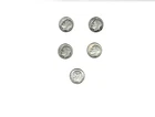 Roosevelt Dime  90% Silver  LOT OF FIVE (5)