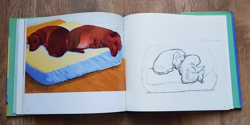 Dog Days David Hockney Drawings Paintings Art Book Dachshund Sausage Dog hbdj - Picture 5 of 5