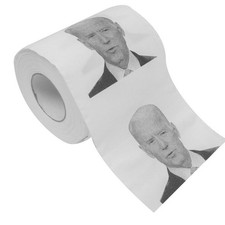 PRESIDENT JOE BIDEN TOILET PAPER ROLL NOVELTY TP PRANK JOKE POLITICAL GAG GIFT