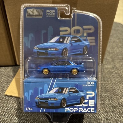 Pop Race Enigma Exclusive Nissan Skyline R32 Bayside Blue #009