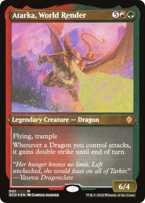 Atarka, World Render (Foil Etched) -Foil Light Play MTG