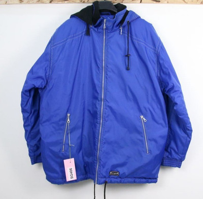 CHAMPION Oversize Jacke Gr. L Gebraucht (SG406) Blau Vintage Unisex Jacke