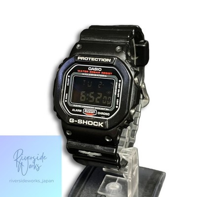 G-SHOCK Speed Glossy Black RAVEN Limited DW-5600 Rare Battery Replaced Tested