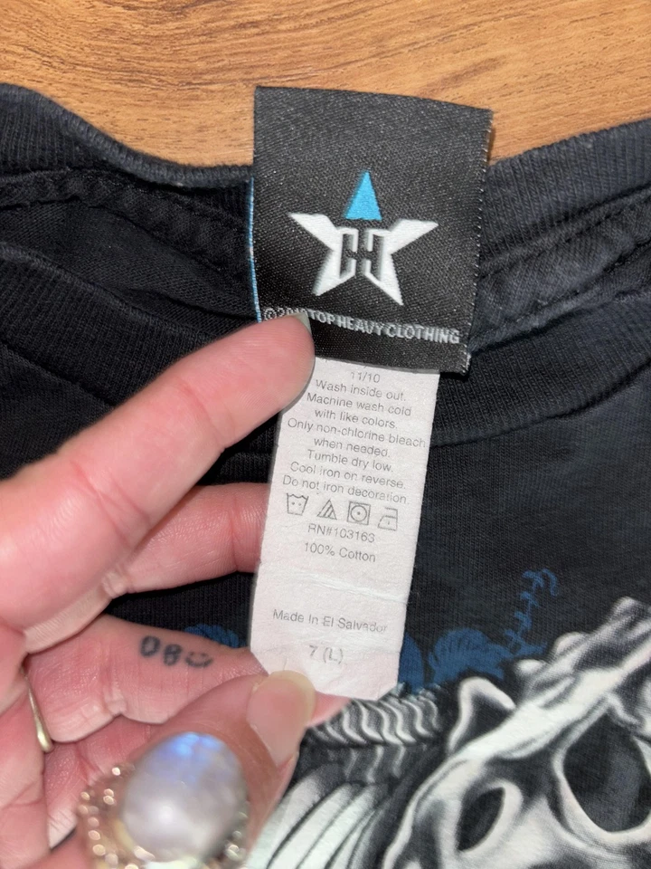 Top Camisa Pesada Juvenil Grande Dinosaurio Esqueleto Gráfico Manga Corta Camiseta Niños Foto 4 de 4