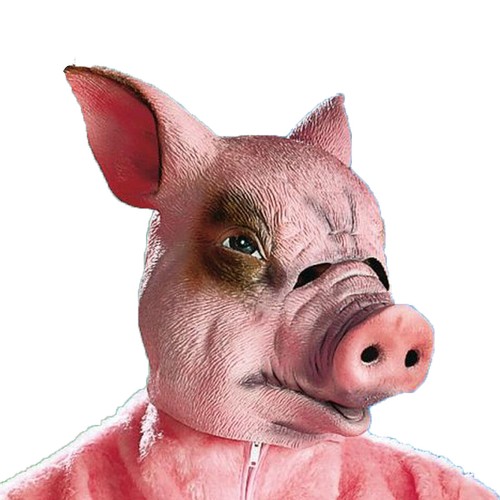 CIYODO Wildschweinmaske Halloween - Detaillierte Tiermaske Für Karneval & Partys