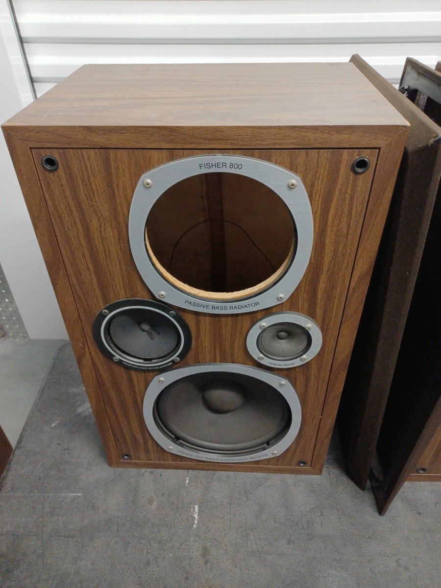 Vintage Lot of (2) 1970s Fisher Model ST-430 Speaker System, TESTED WORKS!