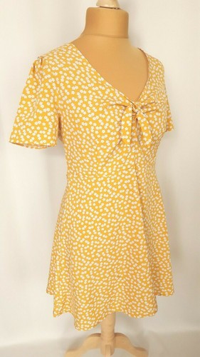 Jolie short Dress Real Vintage Fine Light Size M FR40 US8 UK12 - Picture 5 of 5