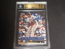 EDWIN JACKSON 2003 ROOKE AUTHENTIC BASEBALL CARD BECKETT GRADED GEM MINT 9.5