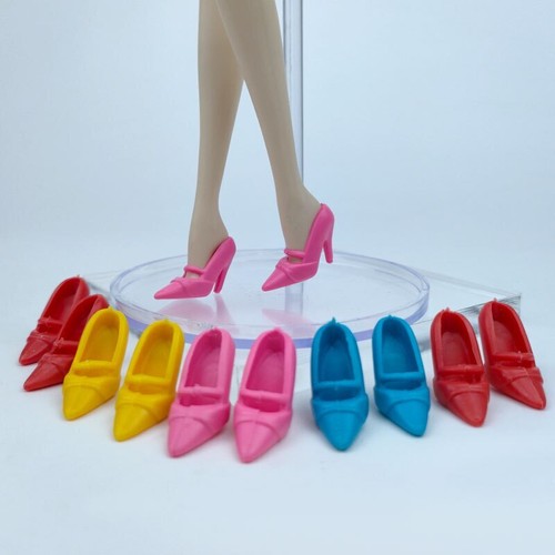 5pairs Mix Random Fashion Doll Shoes For 11.5" Doll High Heel Shoes 1/6 Kid Toys - Picture 1 of 6