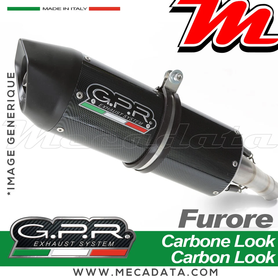 Honda Cb 500 - S 1993/05 échappement Furore Poppy GPR HOM H.76.FUPO