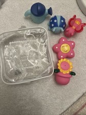 Mud Pie Garden Friends Squirtie Set of 5 Butterfly, flowers, ladybug