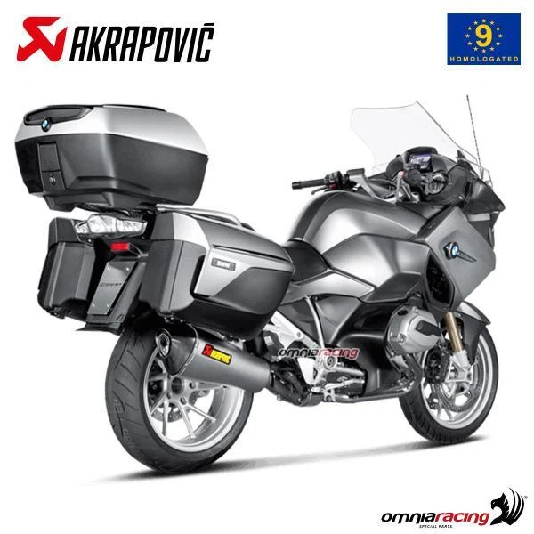 Escape Akrapovic homologado titanio deslizable BMW R1200RT 2014-2016 Foto 3 de 4