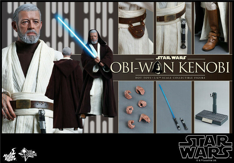 COOL Hot Toys Mms283 1/6 Star Wars: Episode Iv A New Hope Obi-Wan