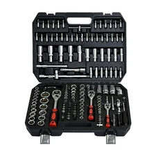171Pcs Tool Set Socket and Ratchet Wrench Toolbox Home Car Repair Tool Set