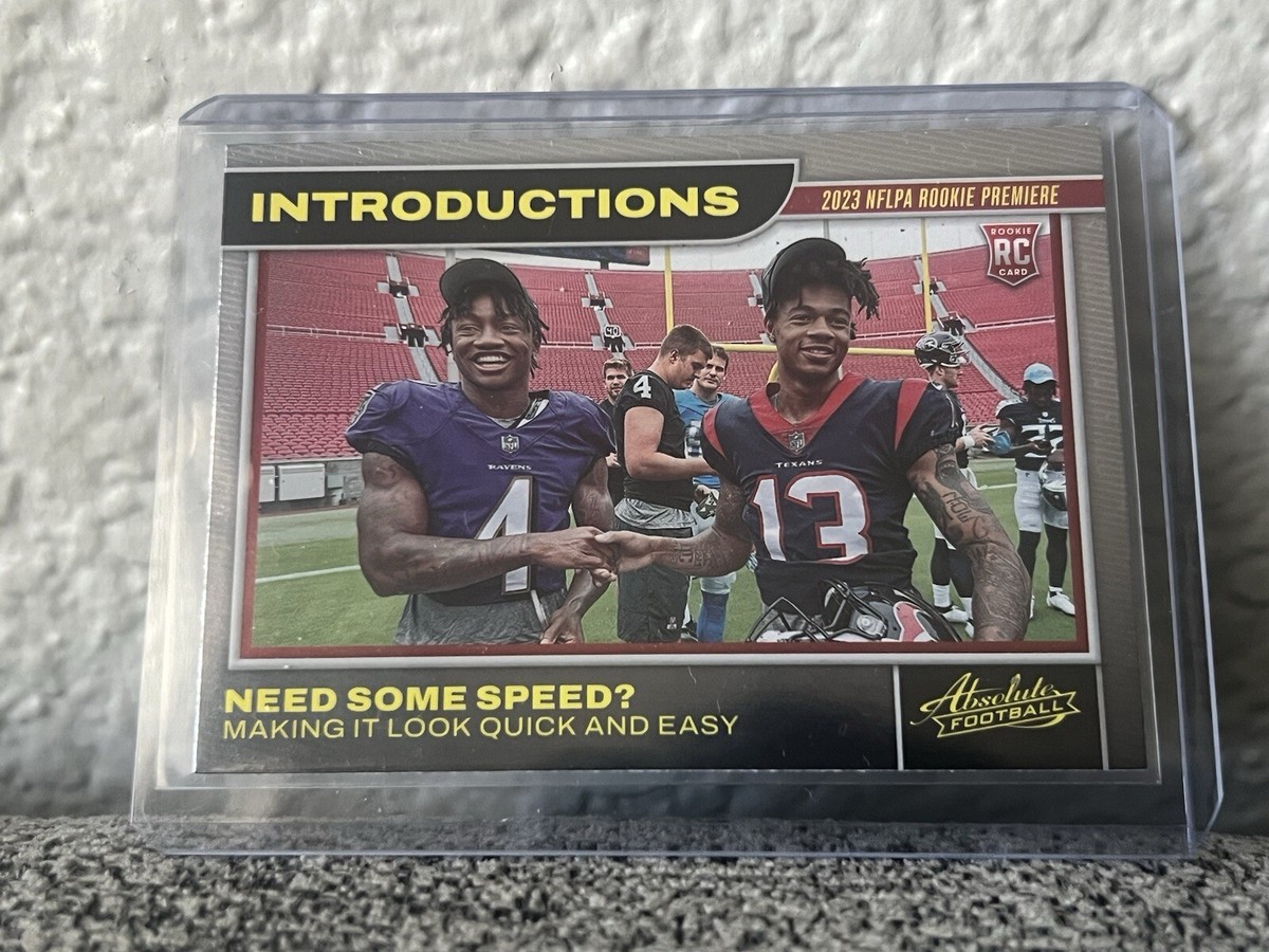 2023 Panini Absolute - Introductions #12 Zay Flowers, Tank Dell