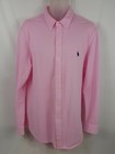 Polo Ralph Lauren Shirt Button Up Long Sleeve Pink Featherweight Mens size XL