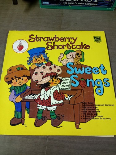 Strawberry Shortcake Sweet Songs 33 Rpm Record Vinyl Lp Used Ebay