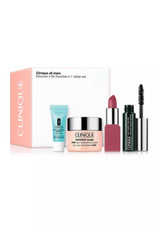 Clinique 4 piece All Stars Skincare and Makeup Set-New in Box