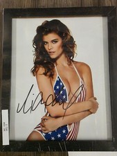 Authentic Autographed Photo of Nina Agdal 8x10, COA Included!!
