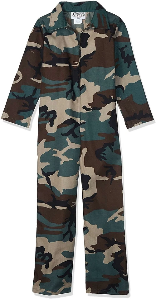 Fantasia do exército infantil soldado vestido fantasia Halloween - Imagem 2 de 4