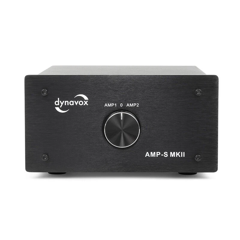 Dynavox AMP-S MKII schwarz Verstärker / Boxen-Umschalter 2 zu 1 bis 200 W - Bild 4 von 4