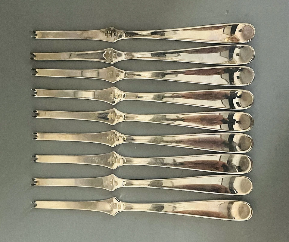 Christophle, набор из 9 омаров, морепродуктов и крабов, посеребренные - Изображение 3 из 4