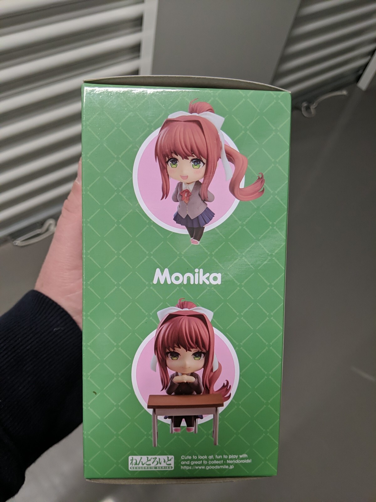  Good Smile Doki Doki Literature Club!: Monika Nendoroid Action  Figure, Multicolor : Toys & Games