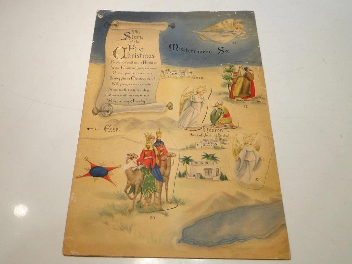 Vintage hallmark the story of the first christmas advent calendar | ebay