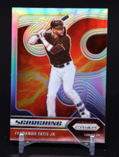 Fernando Tatis Jr. 2020 Panini Prizm Scorching Silver Prizm #S-10 Padres