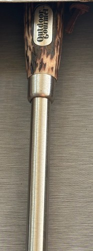 Outdoor Gourmet by Academy Antler BBQ Tool Set w/Stainless Steel Handles (NEW) - Picture 4 of 8