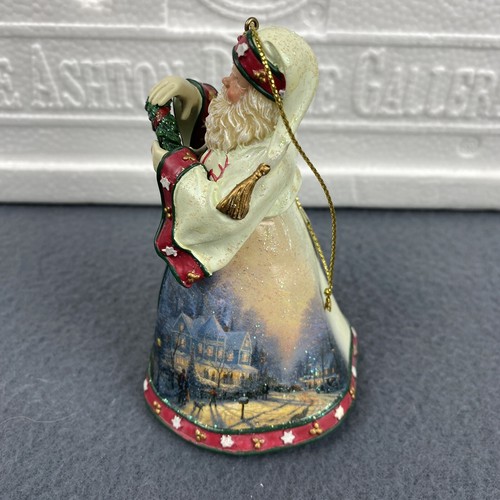 Ashton Drake Thomas Kinkade Heirloom Ornaments Old World Santas Set Of 3 w/ Cert - Picture 6 of 7