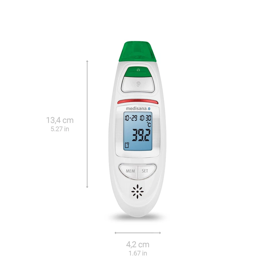 medisana TM 750 connect Fieberthermometer für Ohr und Stirnthermometer mit App - Bild 2 von 4
