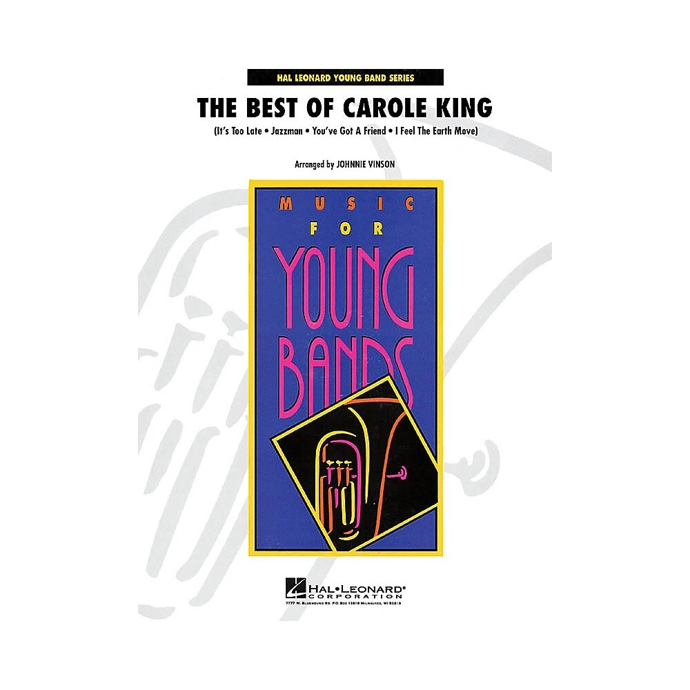 The Best of Carole King Young Concert Band Level 3 by Johnnie Vinson