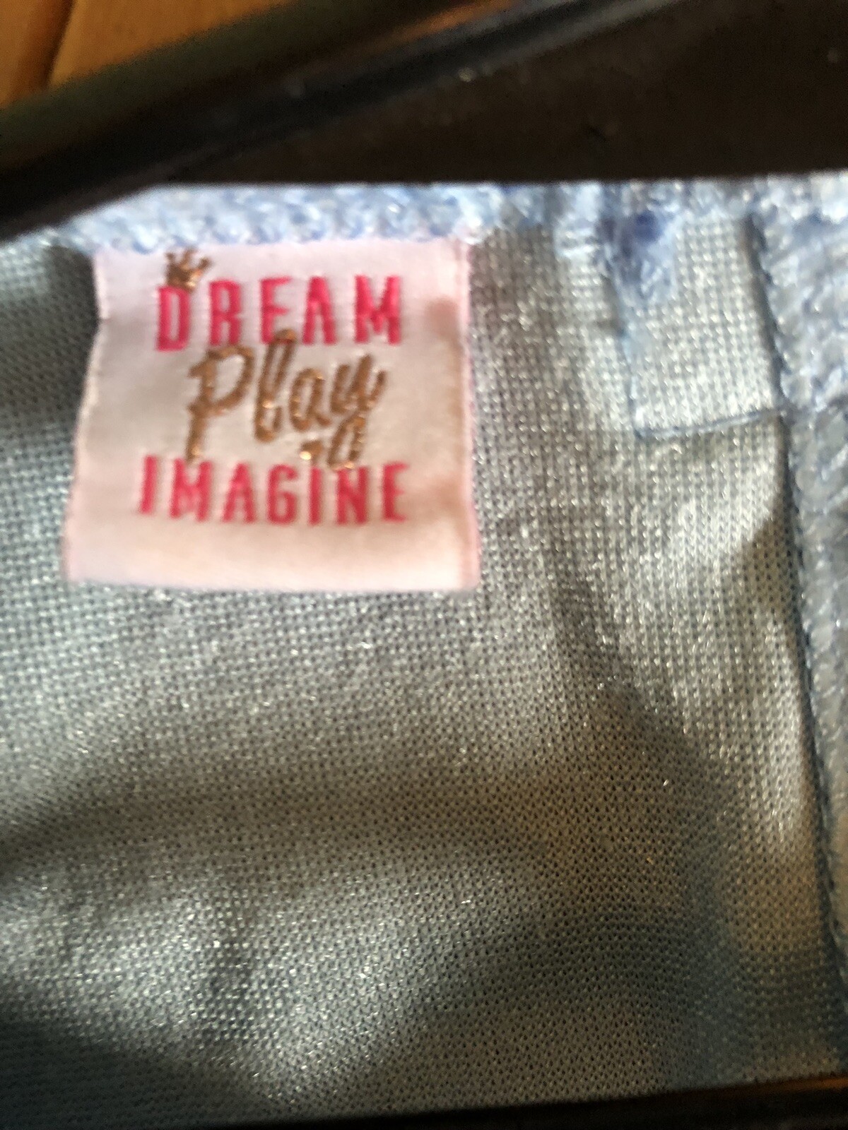 Dream Play Imagine Light Blue Velour Princess Dress C… Gem