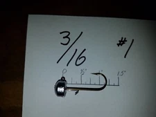 20 3/16oz Midwest Finesse Ned Rigs Mustad  #2 #1 1/0 2/0 3/0 or 4/0 BRZ Hooks