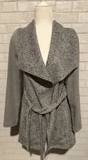 Anthropologie Doe & Rae Premium Coat Jacket Grey NWOT Size S