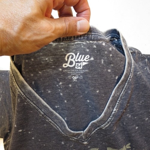 CAMISETA AZUL 84 CAMINATA SEDONA ARIZONA CUELLO EN V BURNOUT CUELLO Para Hombre XL Azul - Imagen 4 de 5