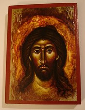 Gesù Cristo Ritratto Icona Cristiana Ikona ortodossa Icoon