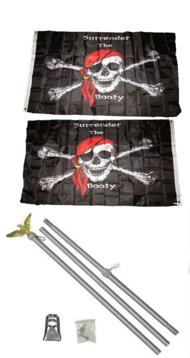Bandiera pirata 3 x5 ft teschio personalizzato e ossa incrociate Jolly