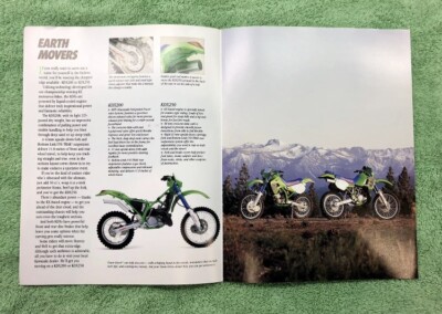 New! Genuine 1993 Kawasaki KDX200 KDX250 Brochure u | eBay