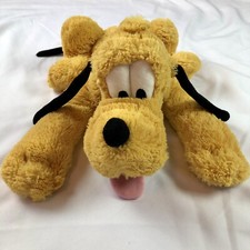 DISNEY STORE Exclusive Pluto 15" Plush Stuffed Toy Genuine Original Authentic