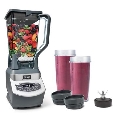 Ninja BL660 Professional Compact Smoothie & Food Processing Blender, 1100-Watts,