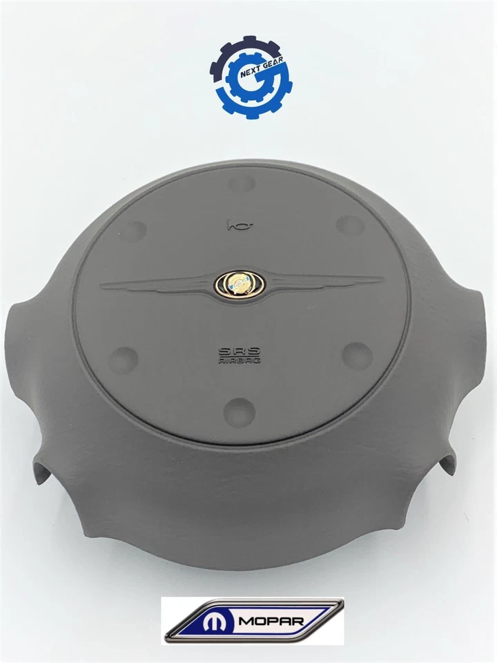 04664318AB OEM 2003-05 para Chrysler Pt Cruiser cubierta central del volante gris Foto 2 de 4