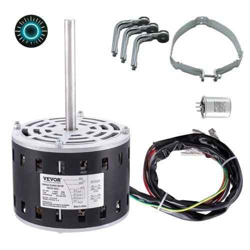 Durable 1/3HP Reversible Blower Motor, 110/120V, 1075 RPM 4 Speeds Inside NEW 